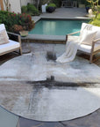 LOOMLAN Rugs Tint Brown Washable Indoor-Outdoor Rug