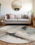 LOOMLAN Rugs Tint Brown Washable Indoor-Outdoor Rug