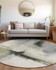 LOOMLAN Rugs Tint Green Washable Indoor-Outdoor Rug