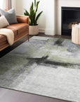 LOOMLAN Rugs Tint Green Washable Indoor-Outdoor Rug