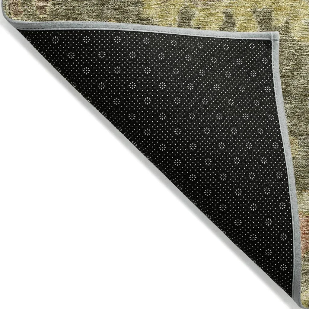 LOOMLAN Rugs Tirana Aloe Washable Indoor-Outdoor Rug