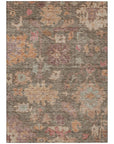 LOOMLAN Rugs Tirana Brown Washable Indoor-Outdoor Rug