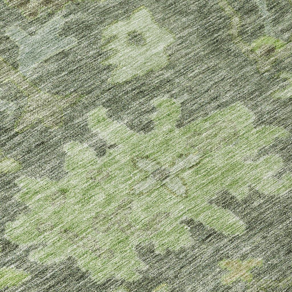 LOOMLAN Rugs Tirana Green Washable Indoor-Outdoor Rug