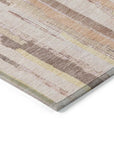 LOOMLAN Rugs Torra Pink Washable Indoor-Outdoor Rug
