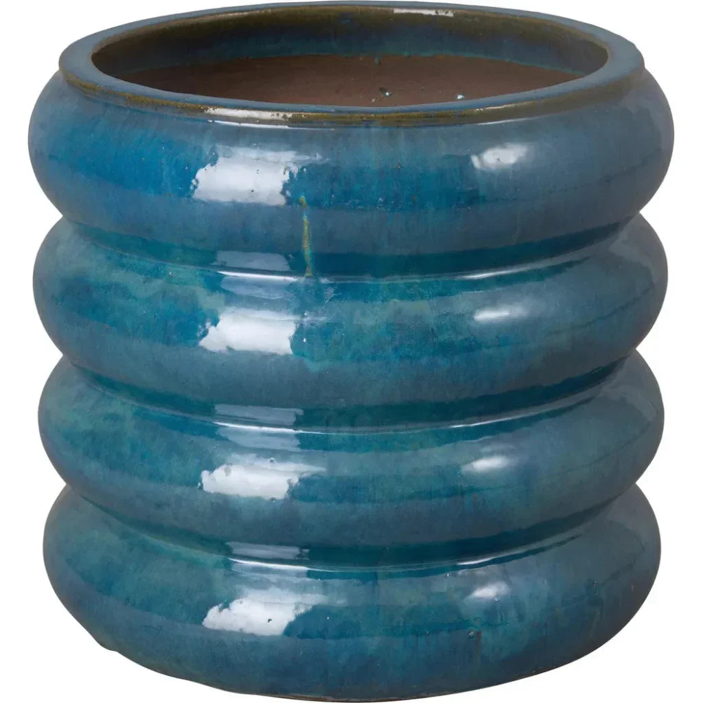 Emissary Torus Round Ceramic Planter