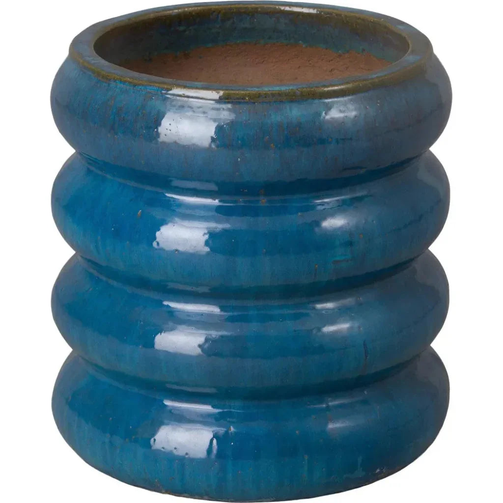 Emissary Torus Round Ceramic Planter
