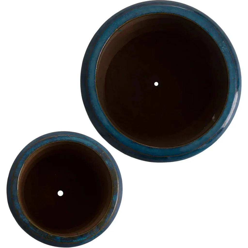 Emissary Torus Round Ceramic Planter