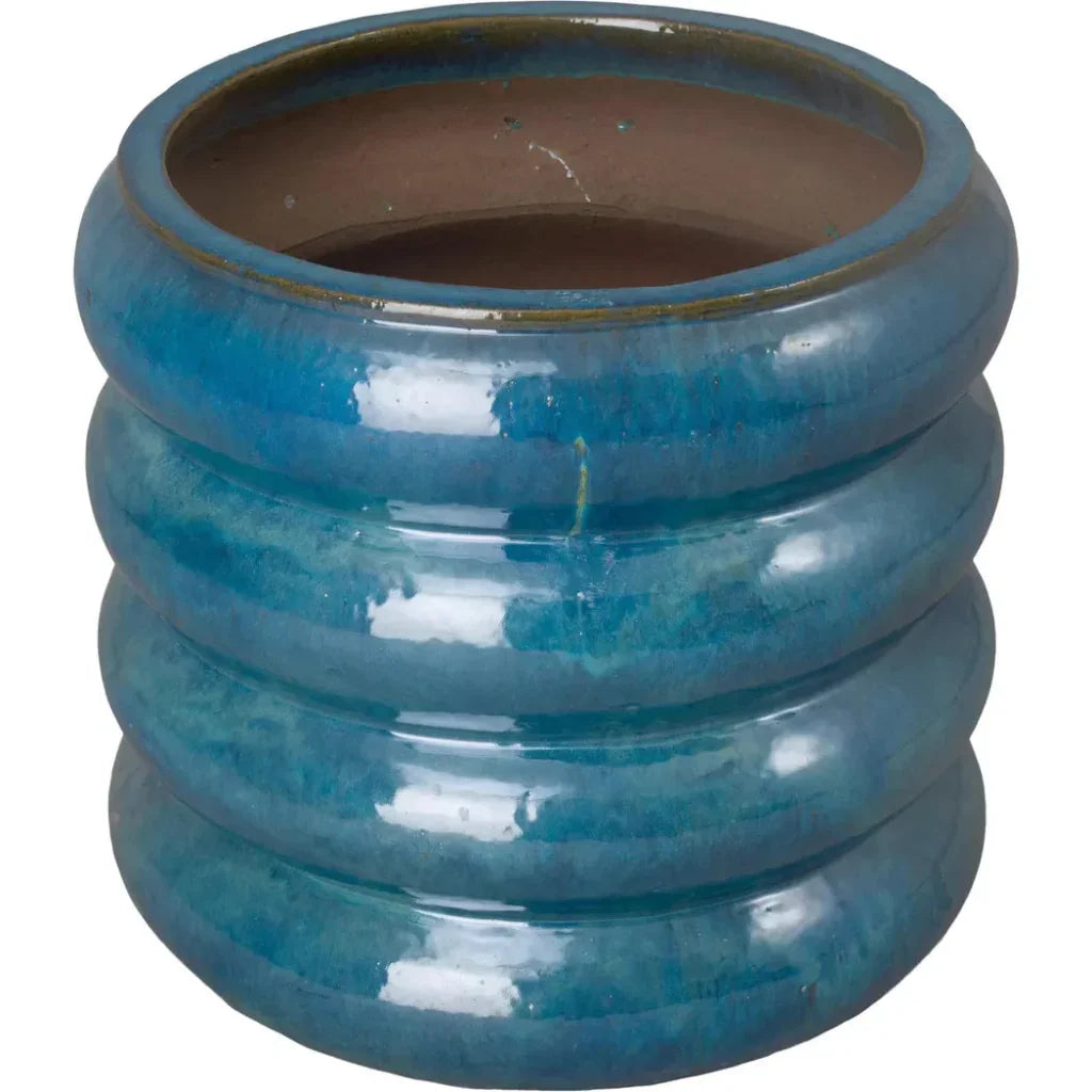 Emissary Torus Round Ceramic Planter