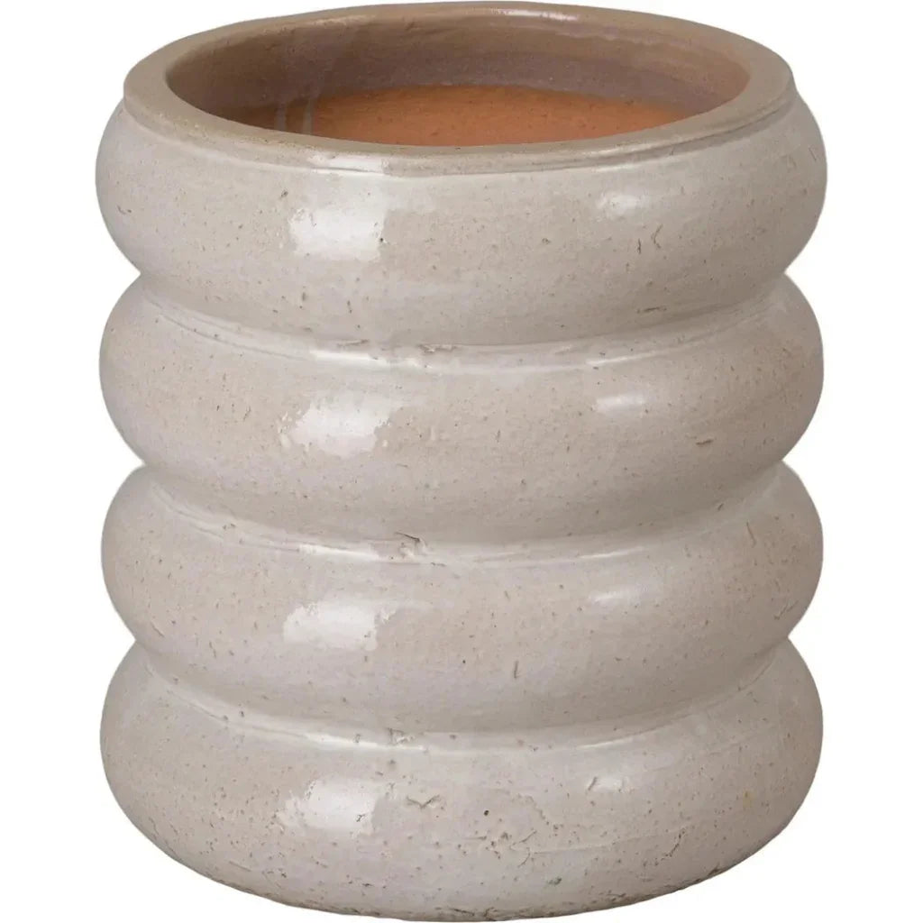 Emissary Torus Round Ceramic Planter