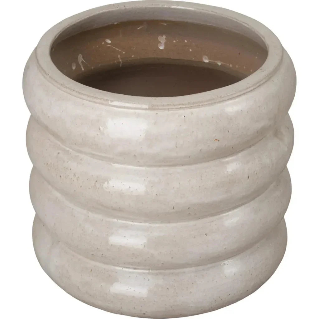 Emissary Torus Round Ceramic Planter