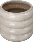 Emissary Torus Round Ceramic Planter