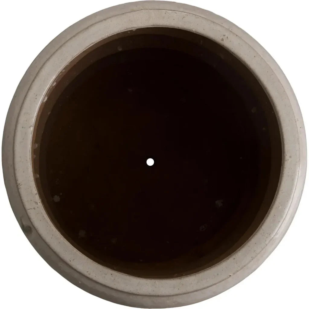 Emissary Torus Round Ceramic Planter
