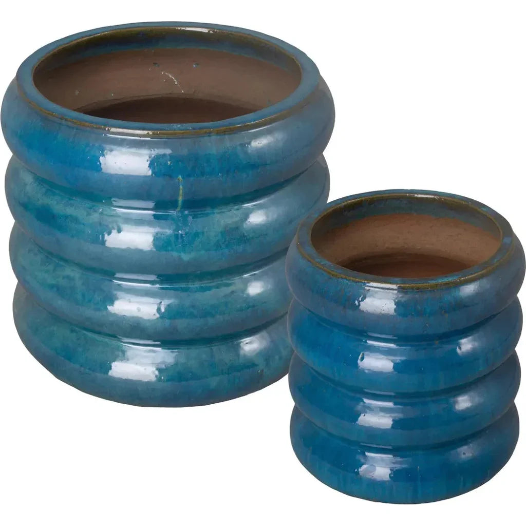 Emissary Torus Round Ceramic Planter