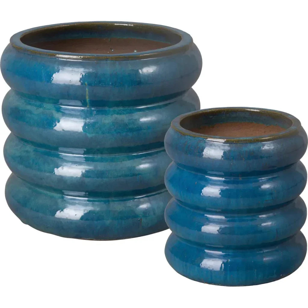 Emissary Torus Round Ceramic Planter