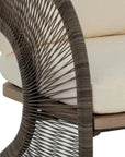 Toulon Dining Chair Stinson Cream Outdoor - LOOMLAN - SUNPAN - Outdoor Dining Chairs