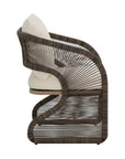 Toulon Dining Chair Stinson Cream Outdoor - LOOMLAN - SUNPAN - Outdoor Dining Chairs