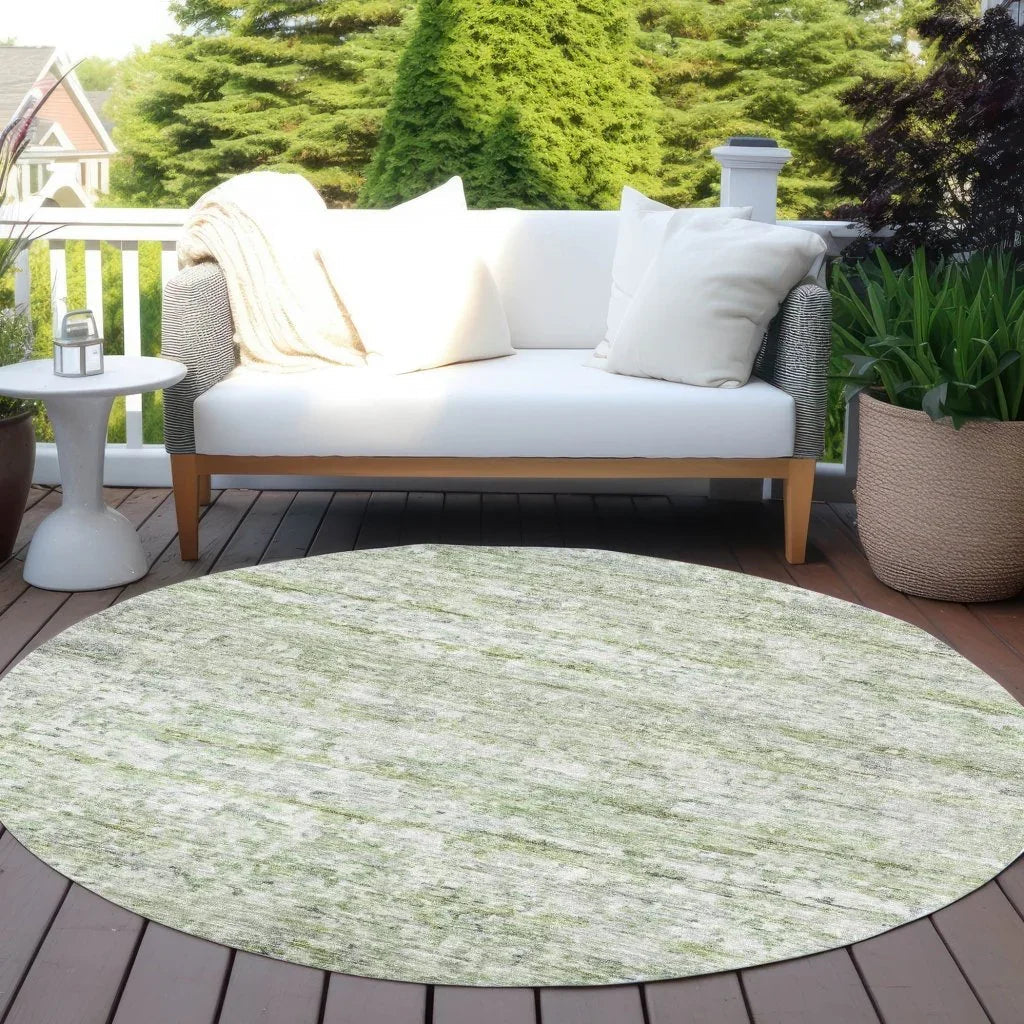 LOOMLAN Rugs Tova Green Washable Indoor-Outdoor Rug
