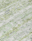 LOOMLAN Rugs Tova Green Washable Indoor-Outdoor Rug