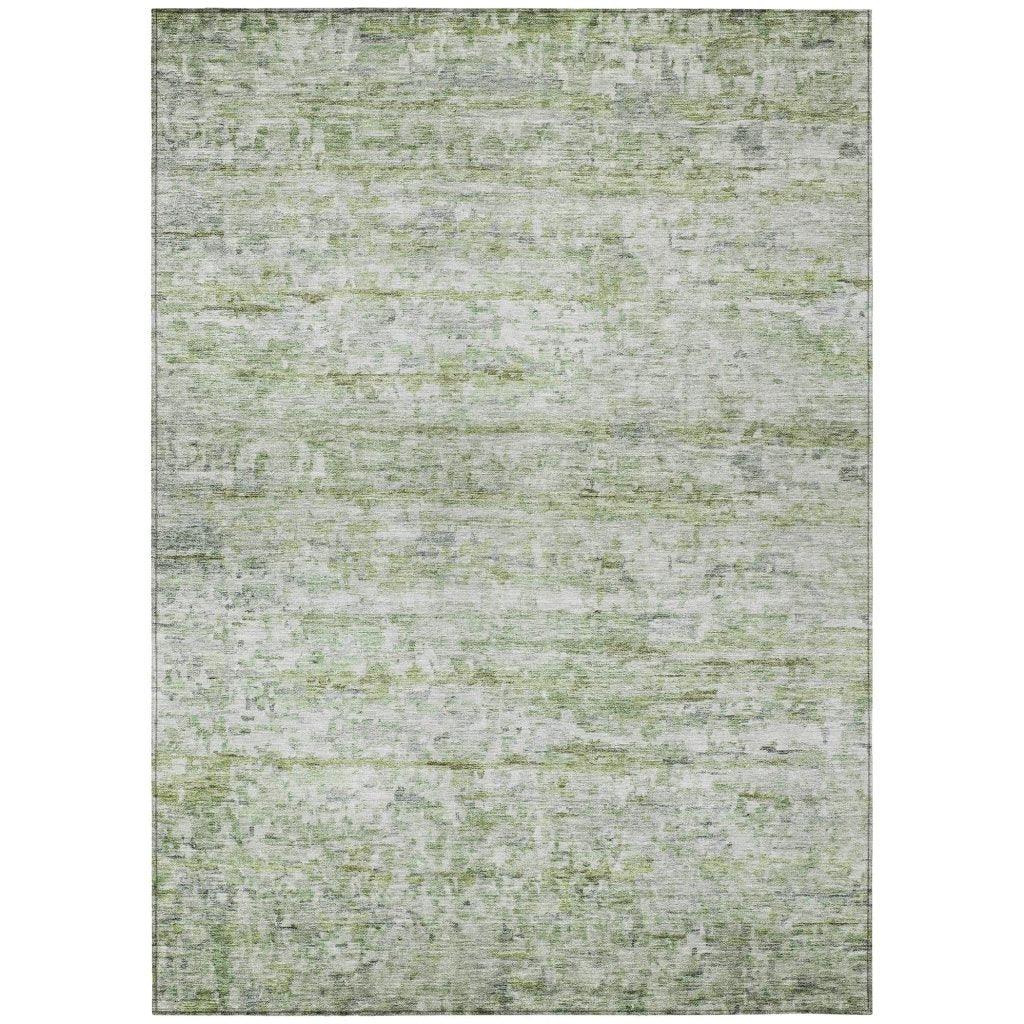LOOMLAN Rugs Tova Green Washable Indoor-Outdoor Rug