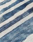 LOOMLAN Rugs Tramma Blue Washable Indoor-Outdoor Rug