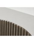 Seasonal Living Tranquility Rectangle White Outdoor Coffee Table