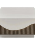 Seasonal Living Tranquility Rectangle White Outdoor Coffee Table