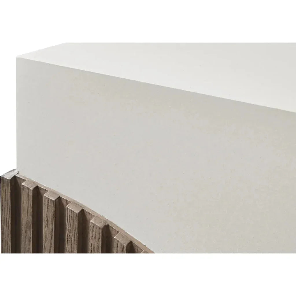 Seasonal Living Tranquility Rectangle White Outdoor Coffee Table