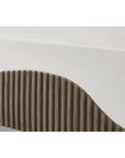 Seasonal Living Tranquility Rectangle White Outdoor Coffee Table