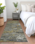 LOOMLAN Rugs Trazia Gold Washable Indoor-Outdoor Rug
