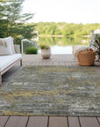 LOOMLAN Rugs Trazia Gold Washable Indoor-Outdoor Rug