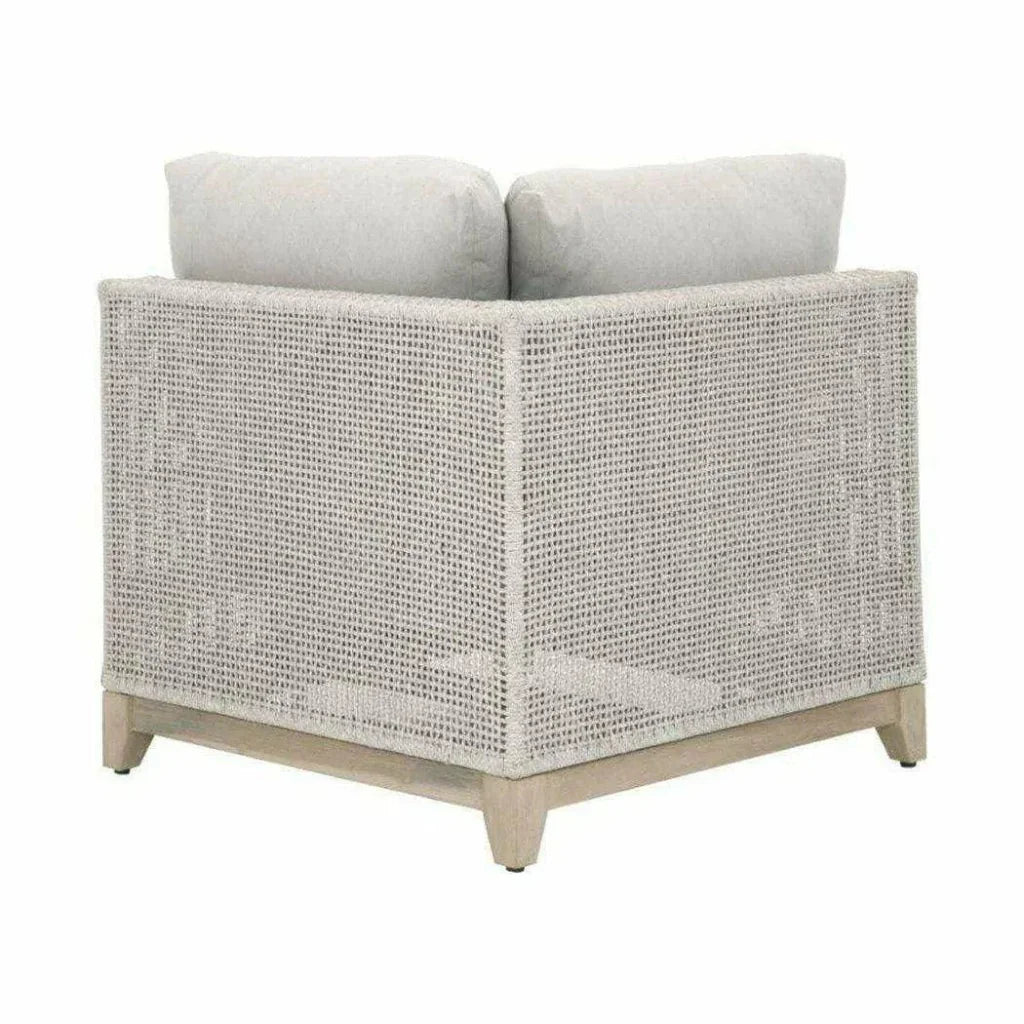 Tropez Outdoor Modular Corner Rope &amp; Teak - LOOMLAN - Essentials For Living - Outdoor Modulars