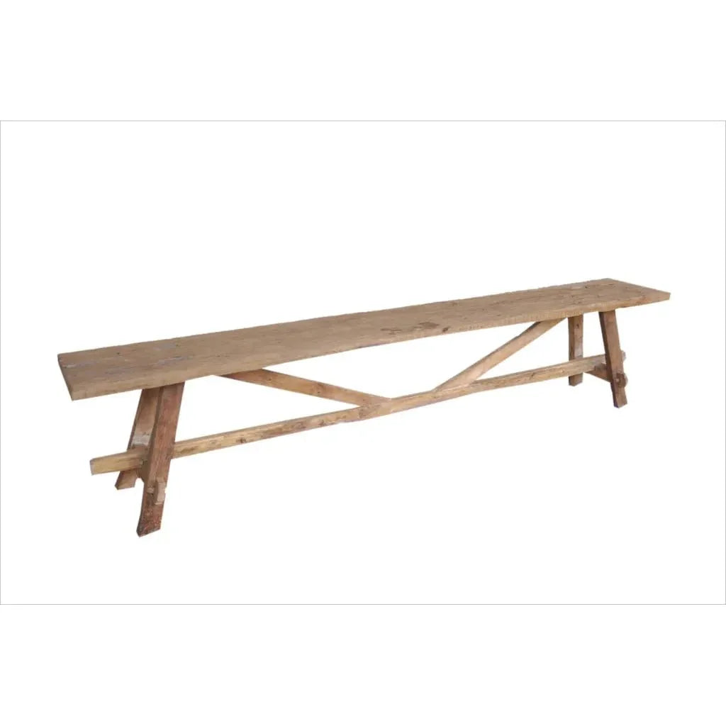 Artesia Tucker Natural Wooden Outdoor Bench