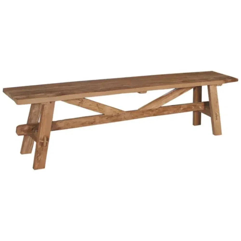 Artesia Tucker Natural Wooden Outdoor Bench