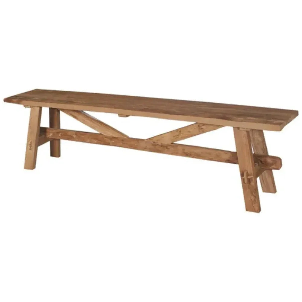 Artesia Tucker Natural Wooden Outdoor Bench