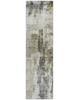 LOOMLAN Rugs Tundra Brown Washable Indoor-Outdoor Rug