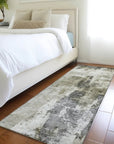 LOOMLAN Rugs Tundra Brown Washable Indoor-Outdoor Rug