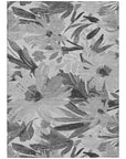 LOOMLAN Rugs Twillith Gray Washable Indoor-Outdoor Rug