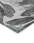 LOOMLAN Rugs Twillith Gray Washable Indoor-Outdoor Rug