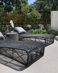 Milano Modern Cushionless Outdoor Chaise