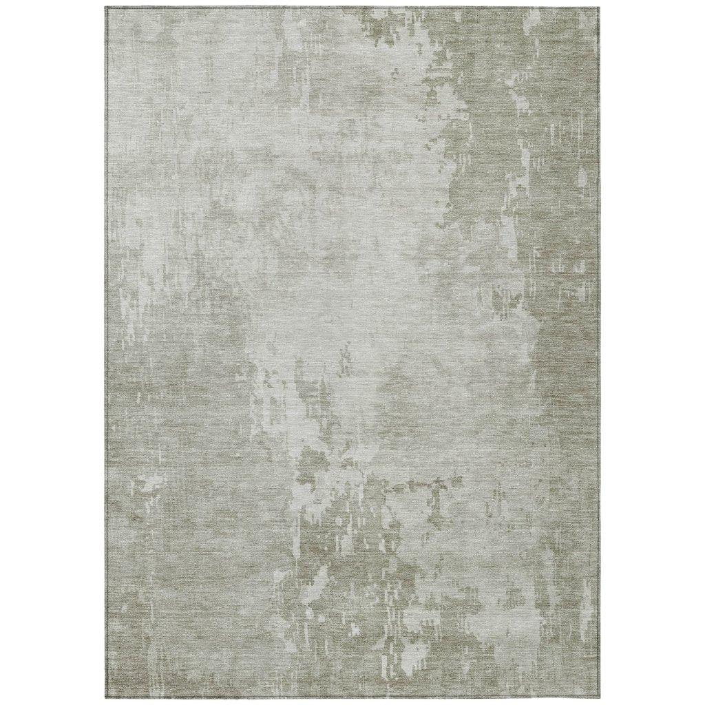 LOOMLAN Rugs Uma Ivory Washable Indoor-Outdoor Rug