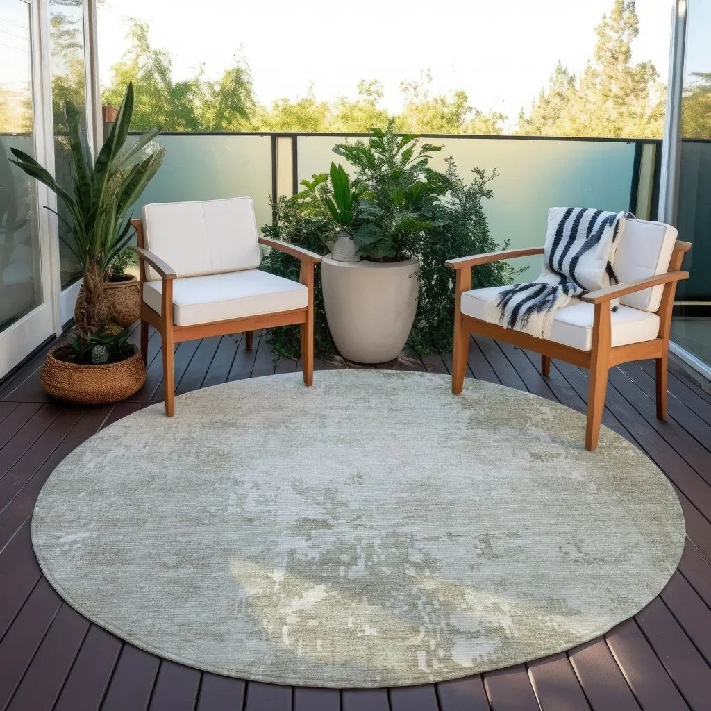 LOOMLAN Rugs Uma Ivory Washable Indoor-Outdoor Rug