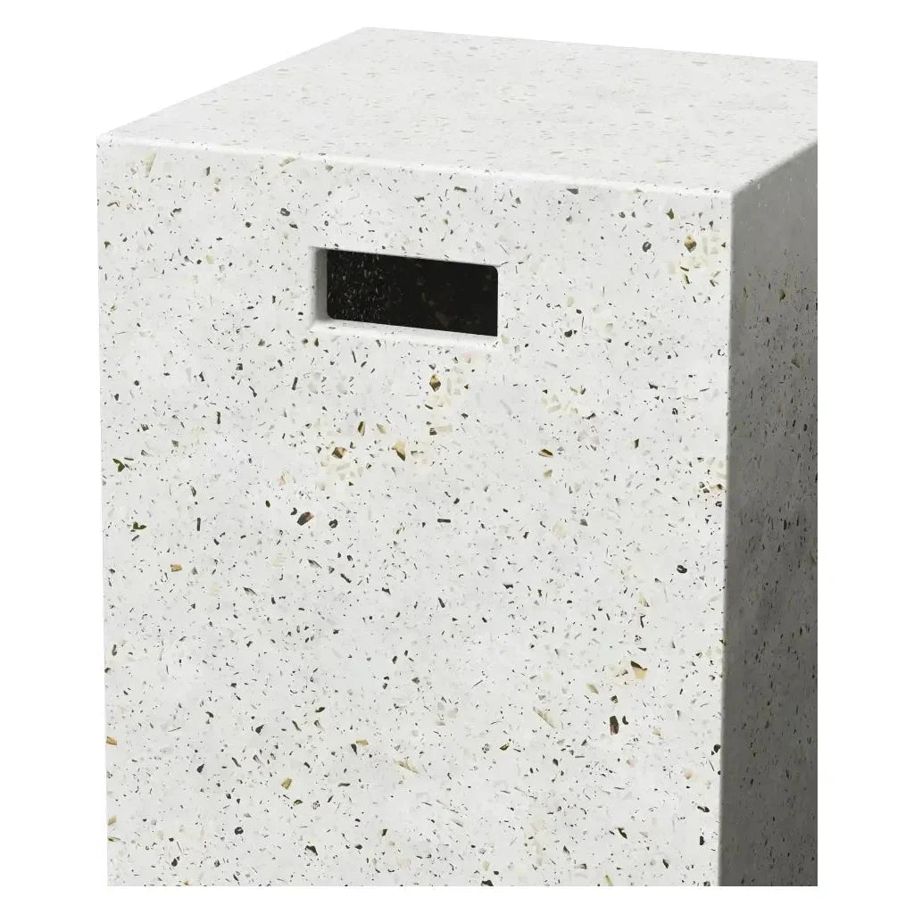 Una Concrete Made Outdoor Stool - LOOMLAN - Urbia - Garden Stools