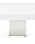 Una Concrete Outdoor Rectangular Coffee Table