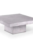 Una Concrete Outdoor Square Coffee Table