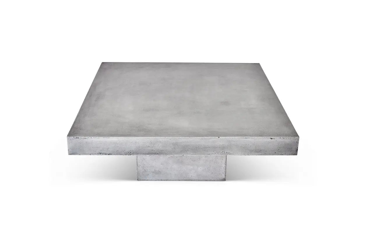 Una Concrete Outdoor Square Coffee Table