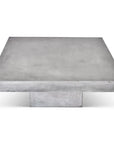 Una Concrete Outdoor Square Coffee Table