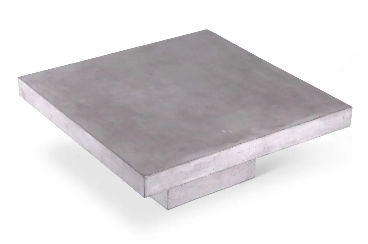 Una Concrete Outdoor Square Coffee Table