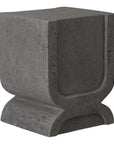 Emissary Uri 18 in. Square Terrazzo Garden Stool