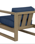 Coastal Teak Sunbrella Outdoor Club Chair