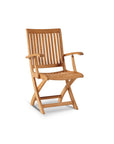 Valencia Teak Oudoor Round Bistro Set 3PC - LOOMLAN - HiTeak - Outdoor Bistro Sets